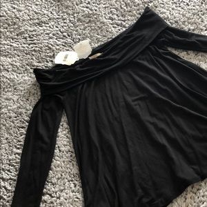 Off The Shoulder Black Top